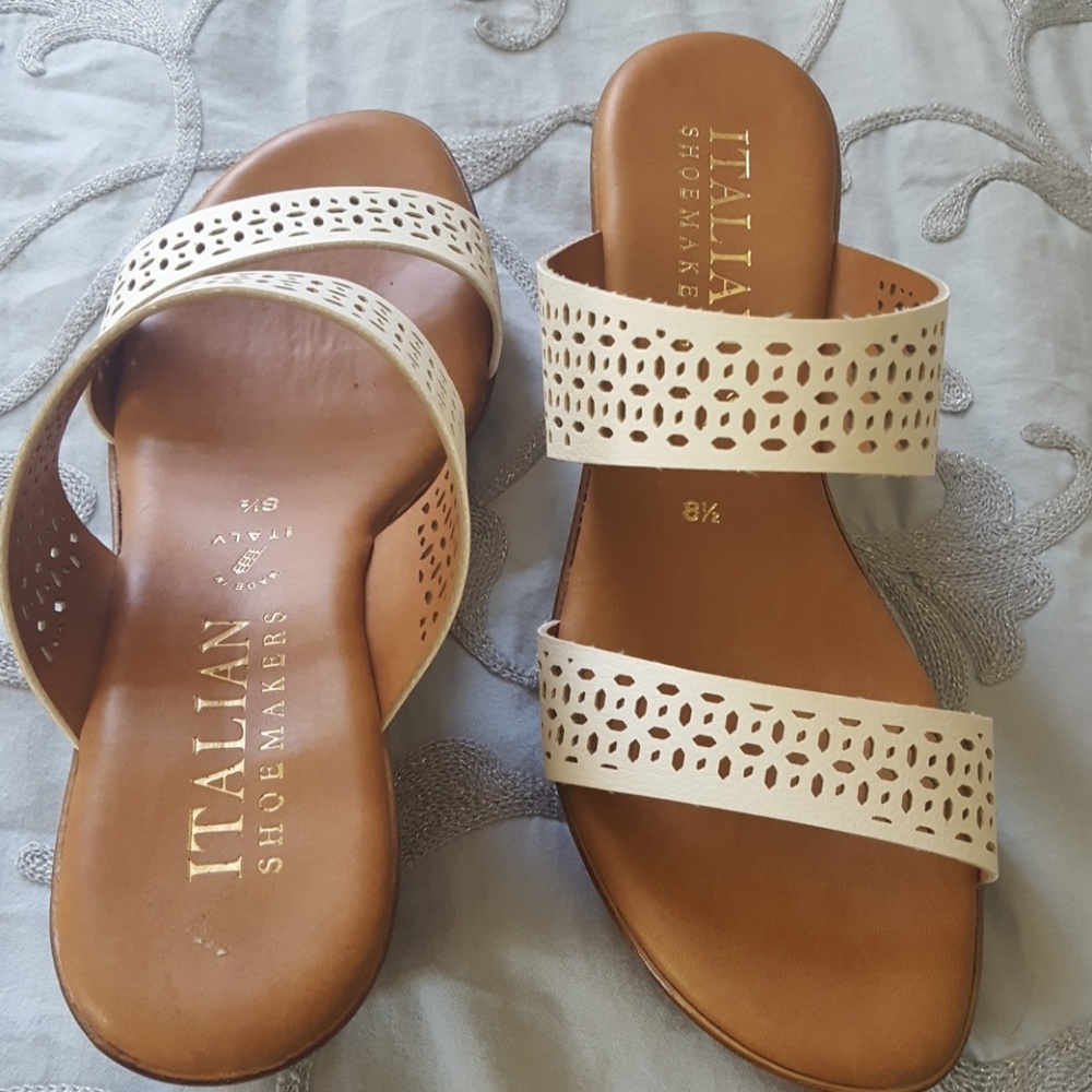 White wedge  shoes